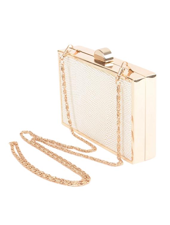 white leatherette sling bag - 13422050 - Standard Image - 3