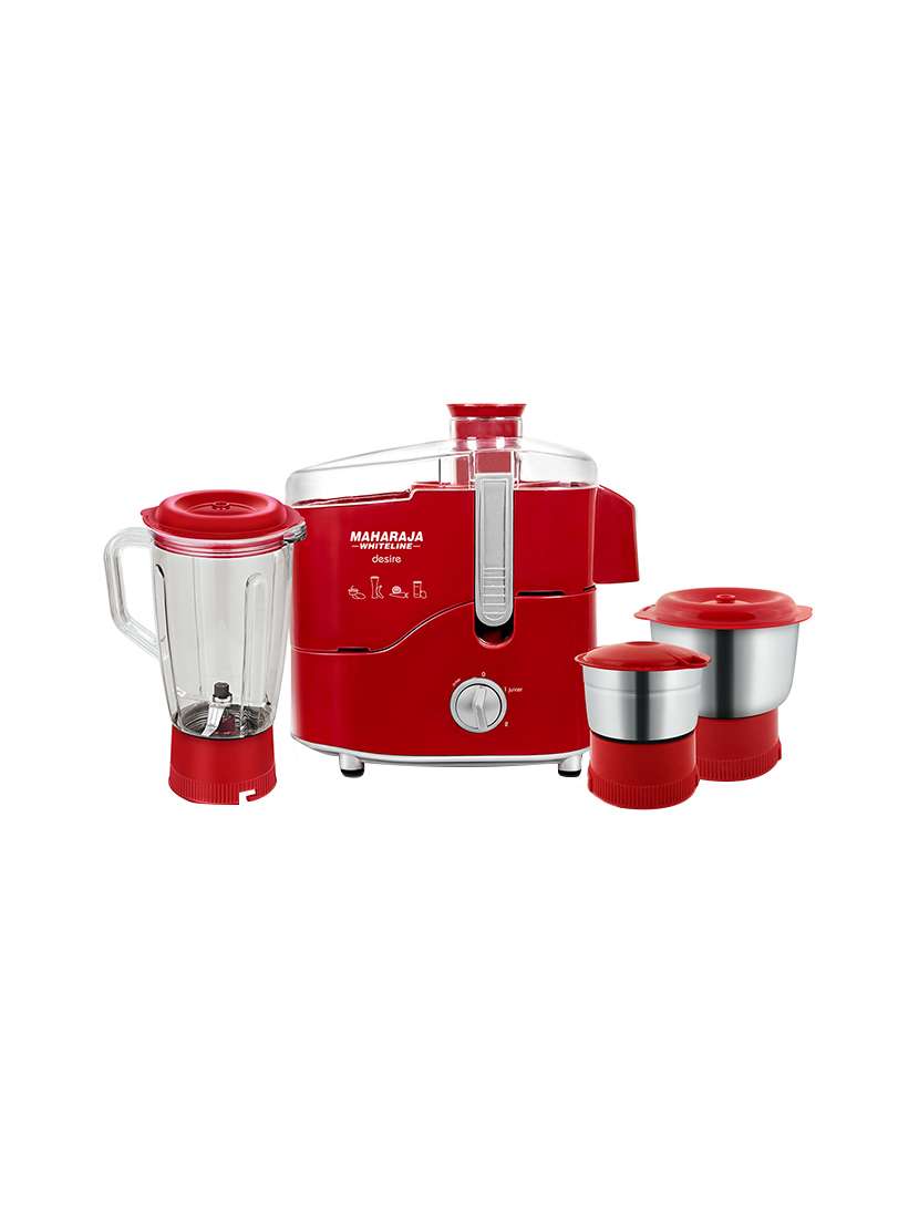 Buy online Maharaja Whiteline Desire Red Juicer Mixer Grinder from