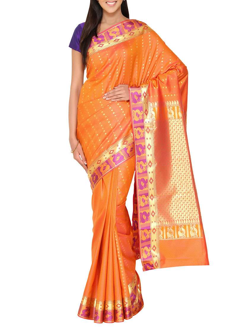 the chennai silks saree with blouse