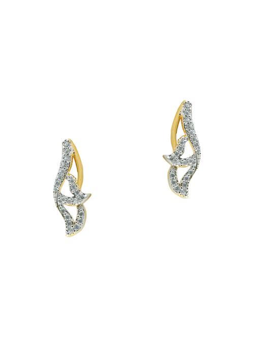 gold brass studs earring - 13429816 -  Standard Image - 0