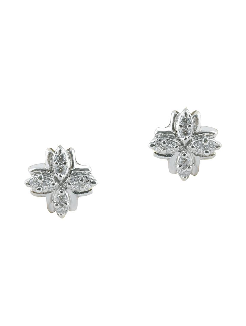 gold brass studs earring - 13429833 - Zoom Image - 0