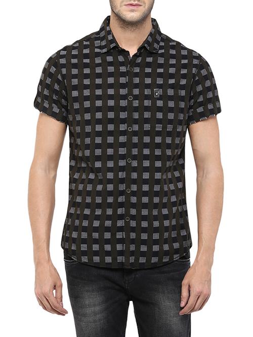 brown cotton casual shirt - 13445869 -  Standard Image - 0