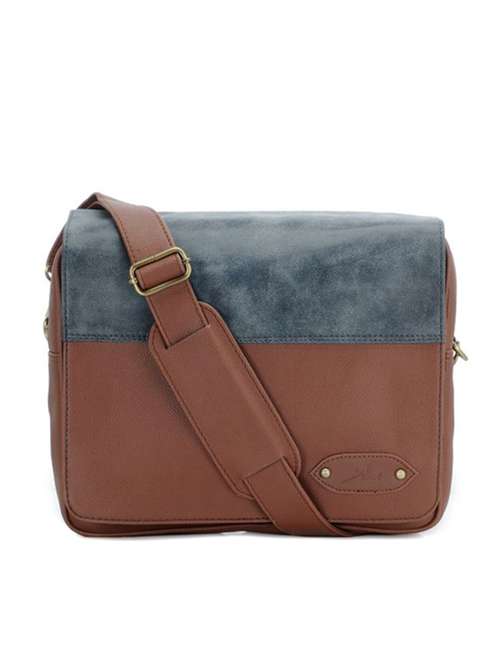 brown leatherette sling bag - 13447726 -  Standard Image - 0