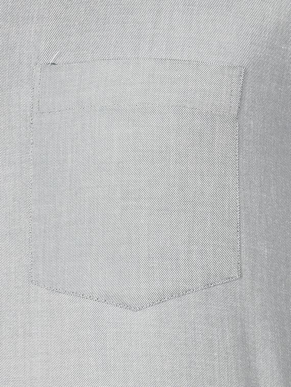 grey cotton formal shirt - 13449972 - Standard Image - 3