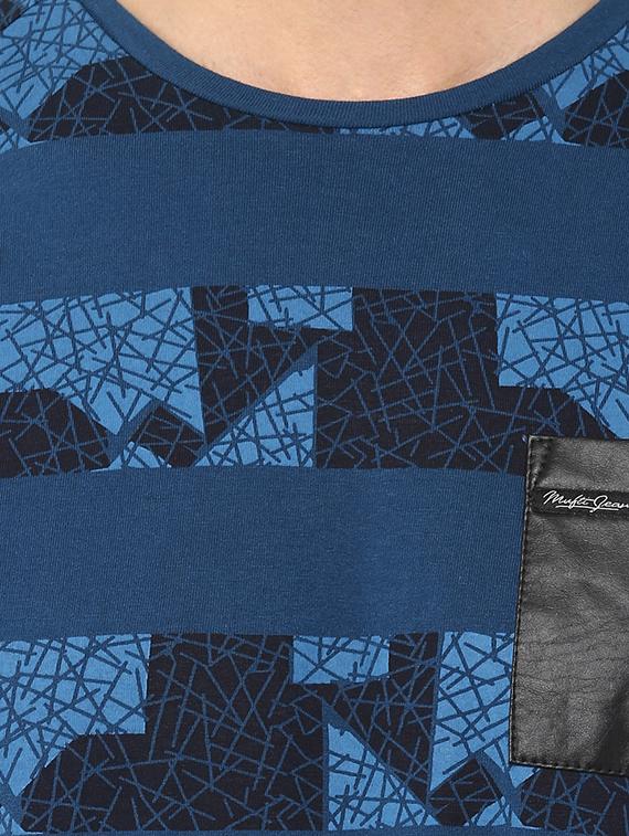 blue cotton t-shirt - 13454895 - Standard Image - 3