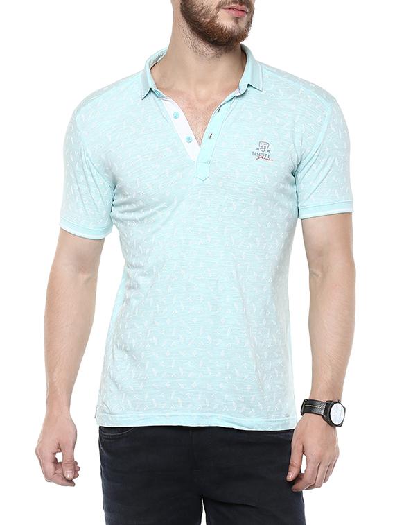 blue cotton tshirt - 13454918 - Zoom Image - 0