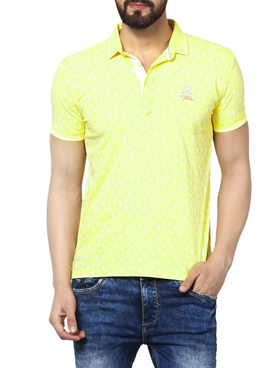 yellow cotton tshirt - 13454919 - Zoom Image - 0