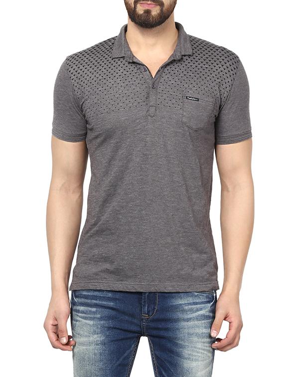 grey cotton t-shirt - 13454926 - Zoom Image - 0
