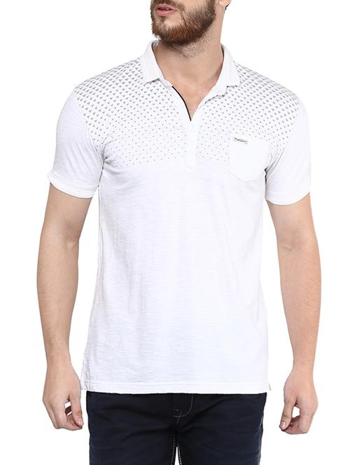 white cotton t-shirt - 13454927 - Standard Image - 0