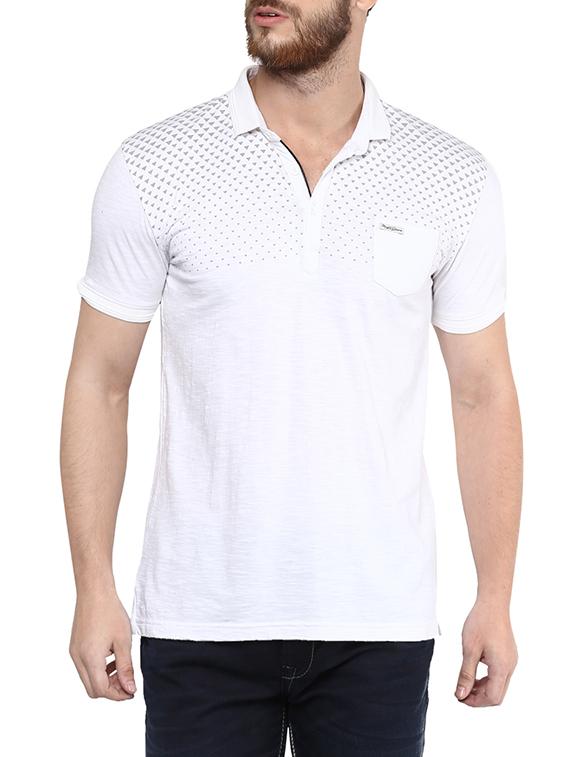 white cotton t-shirt - 13454927 - Zoom Image - 0