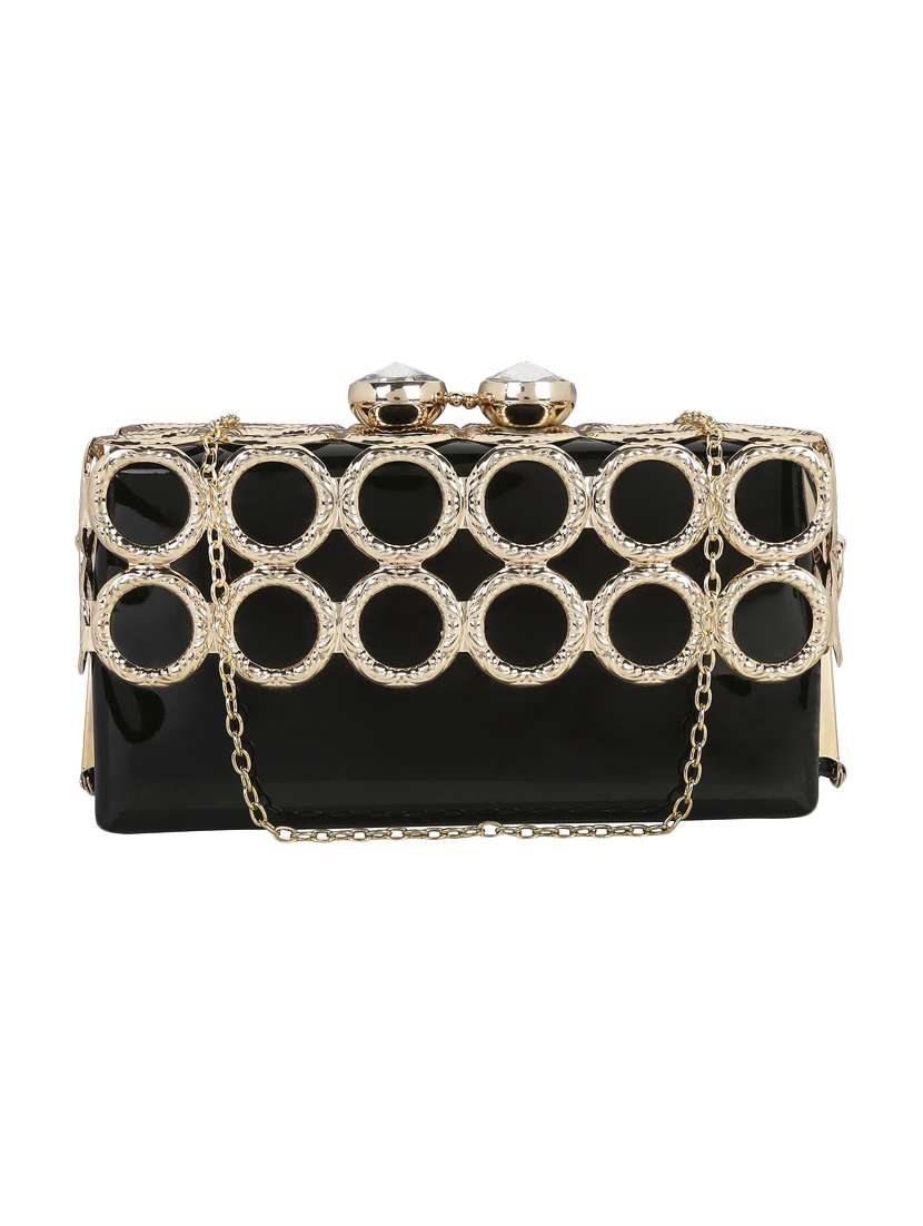 black metal clutch - 13454986 - Zoom Image - 0