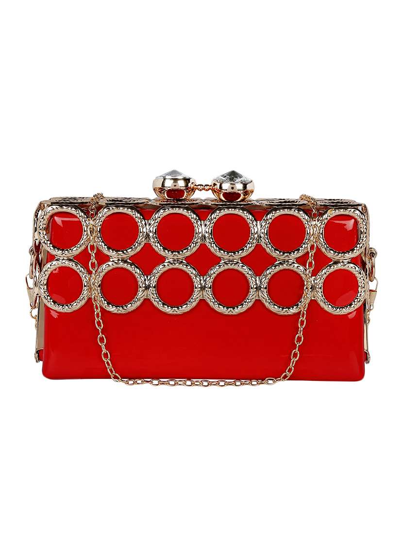 red metal clutch - 13454987 - Zoom Image - 0