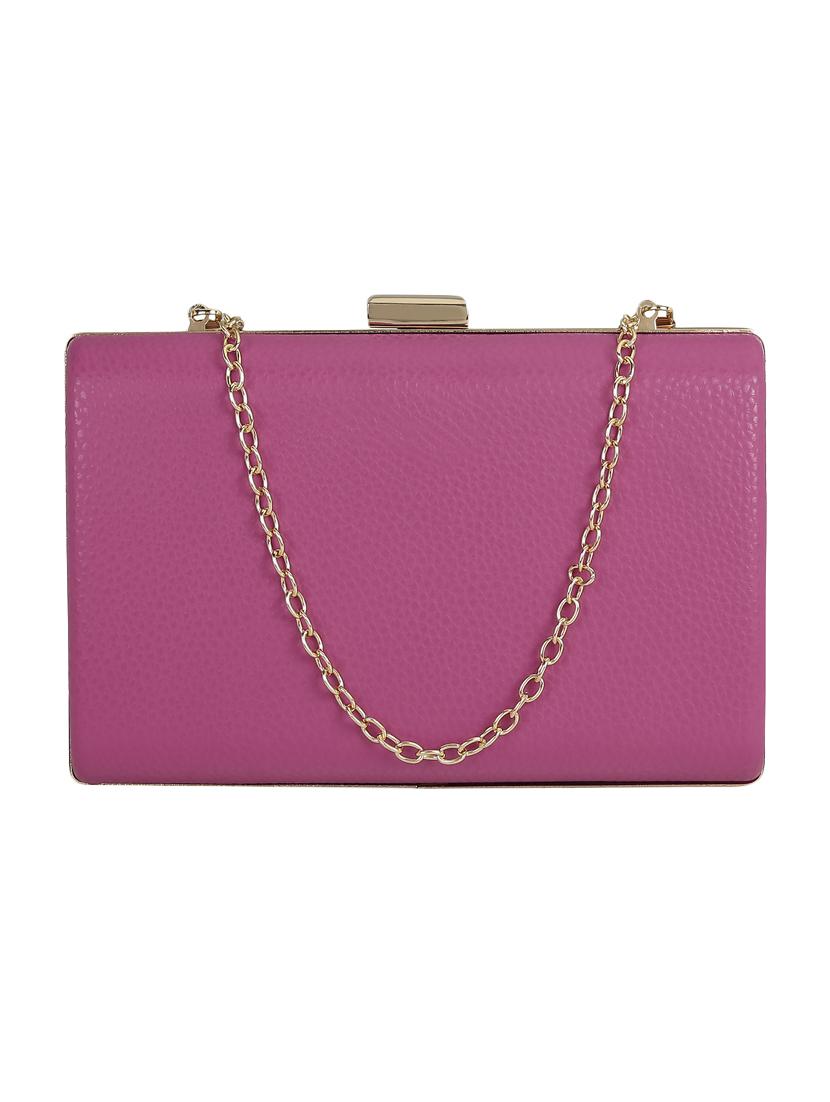pink metal clutch - 13454994 - Zoom Image - 0