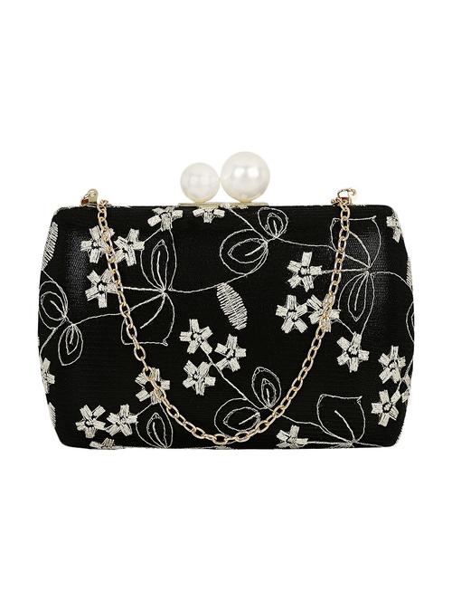 black metal clutch - 13454999 - Standard Image - 0