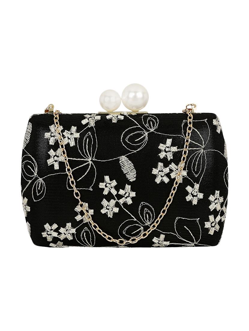 black metal clutch - 13454999 - Zoom Image - 0