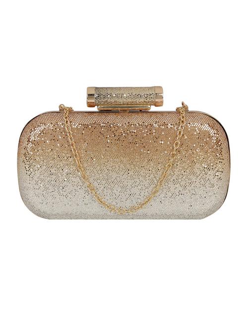 gold metal clutch - 13455006 -  Standard Image - 0
