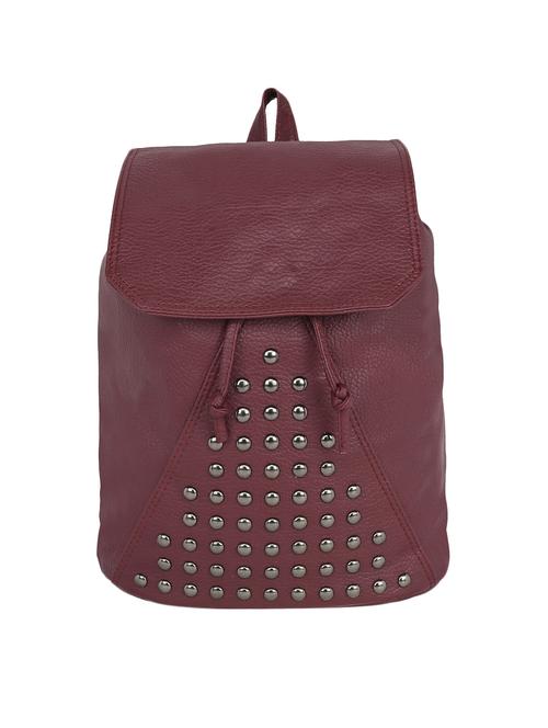 red leatherette backpack - 13455029 - Standard Image - 0