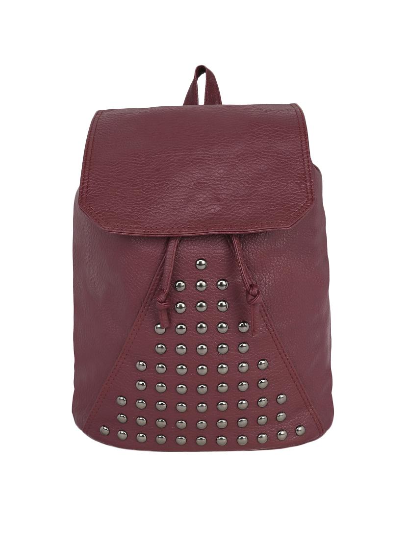 red leatherette backpack - 13455029 -  Zoom Image - 0