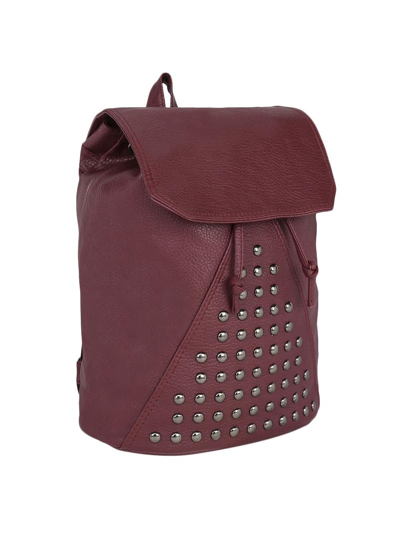 red leatherette backpack - 13455029 - Standard Image - 3