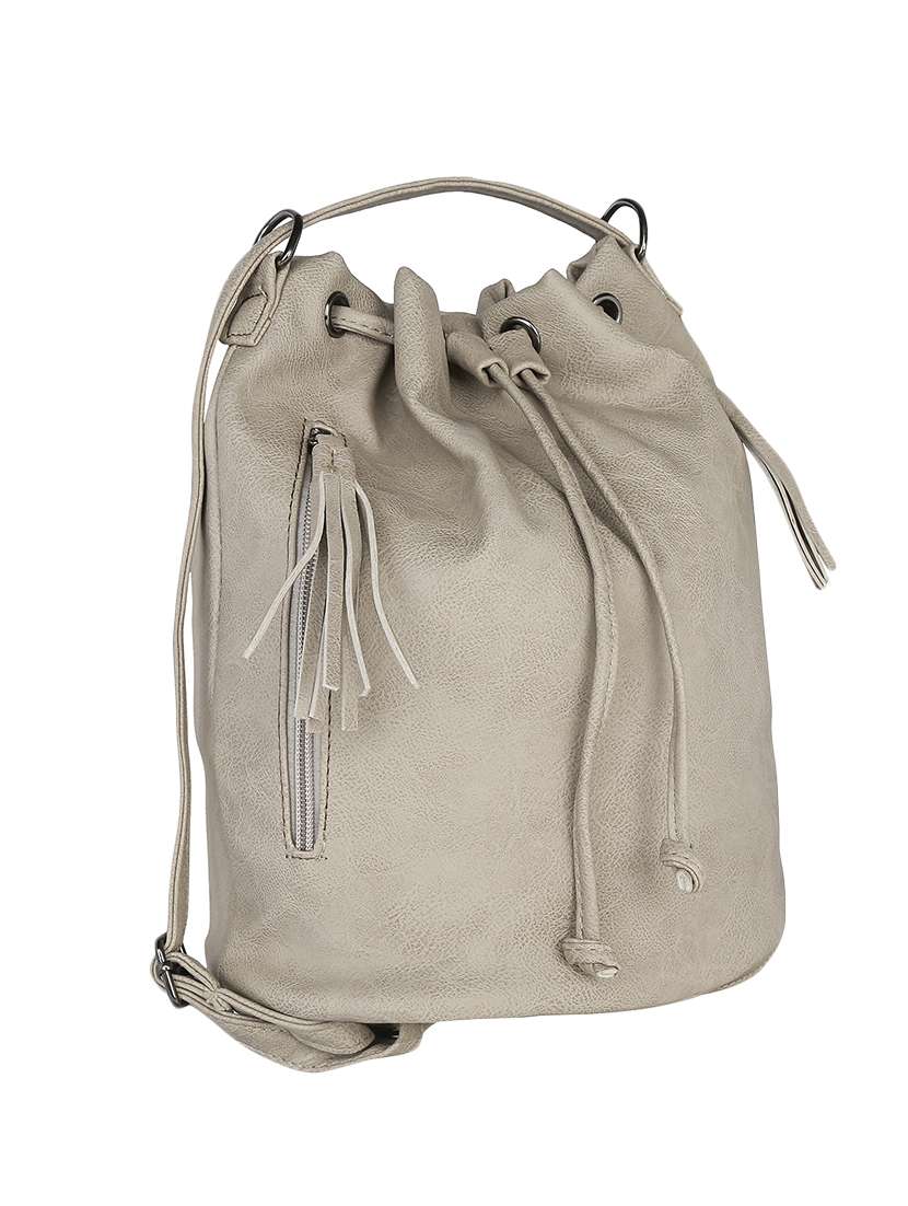 beige leatherette sling bag - 13464706 -  Standard Image - 3