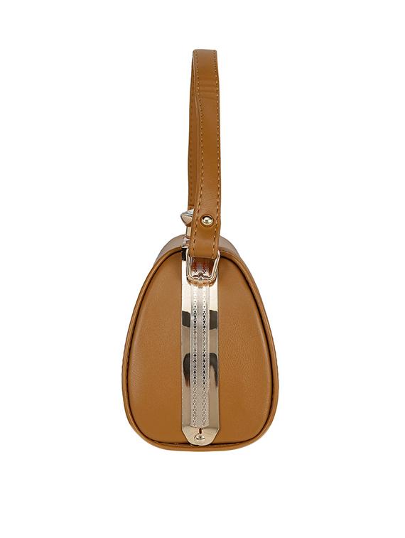 tan leatherette handbag - 13465890 - Standard Image - 3