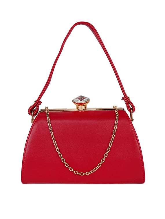 red leatherette handbag - 13465891 - Zoom Image - 0
