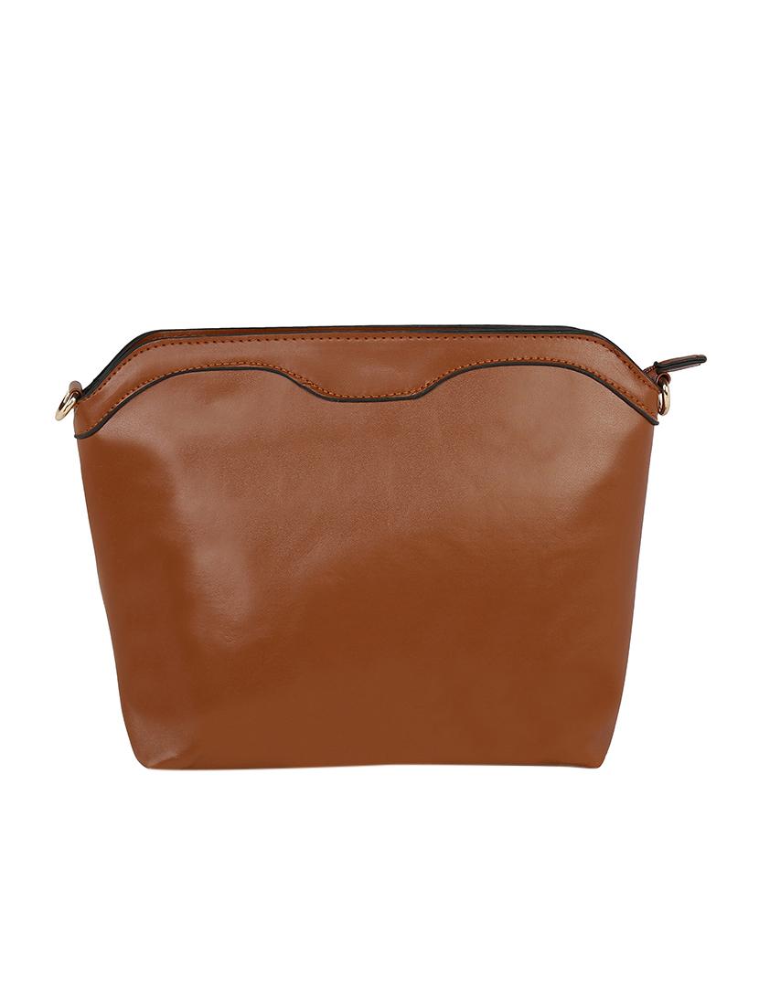 brown leatherette handbag - 13466001 - Standard Image - 3