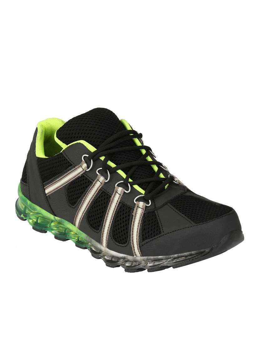 men black lace up sport shoe
