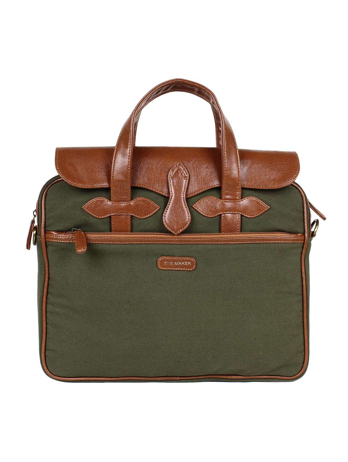 multi colored canvas laptop bag