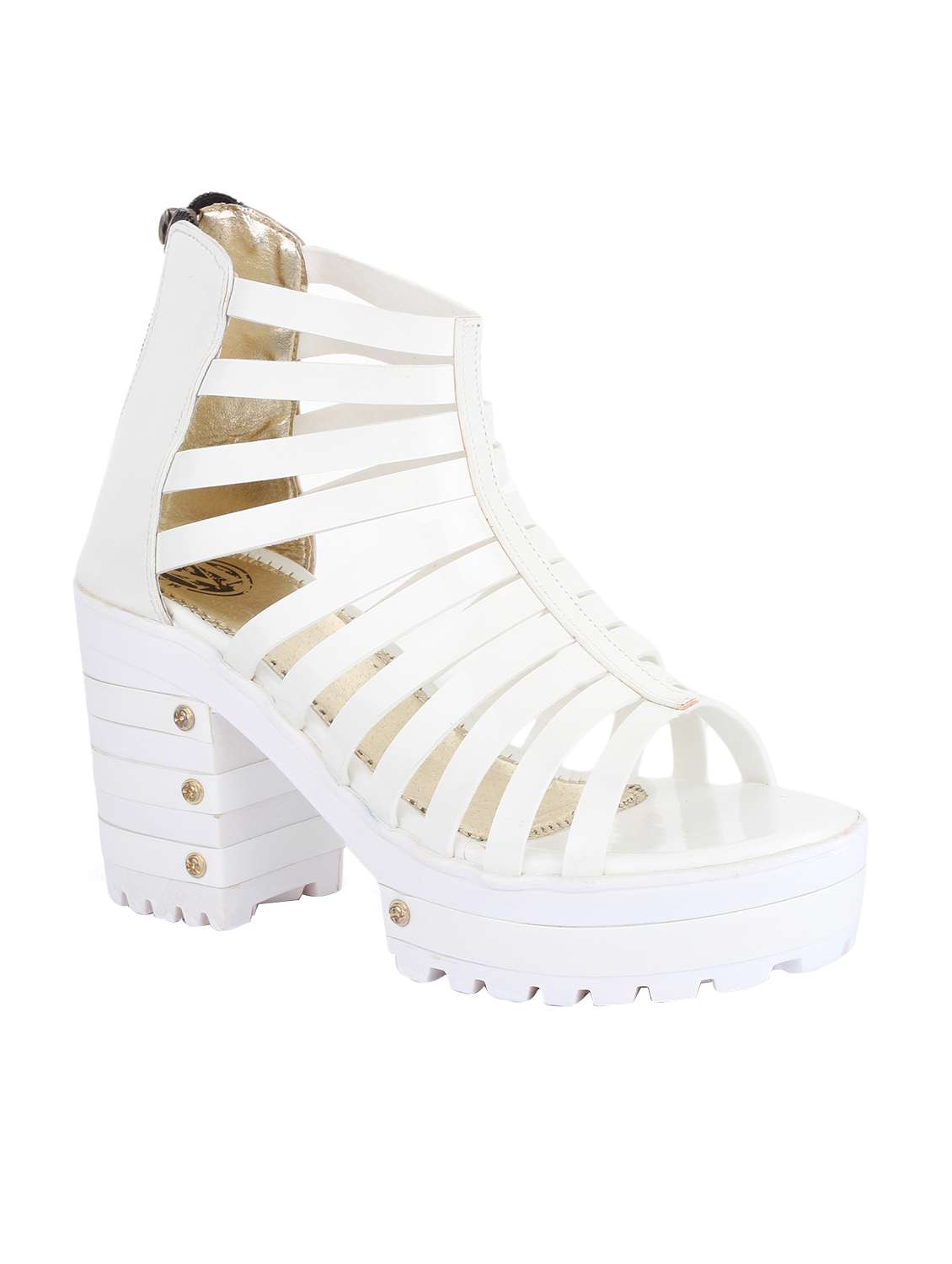 white patent leather gladiators sandals