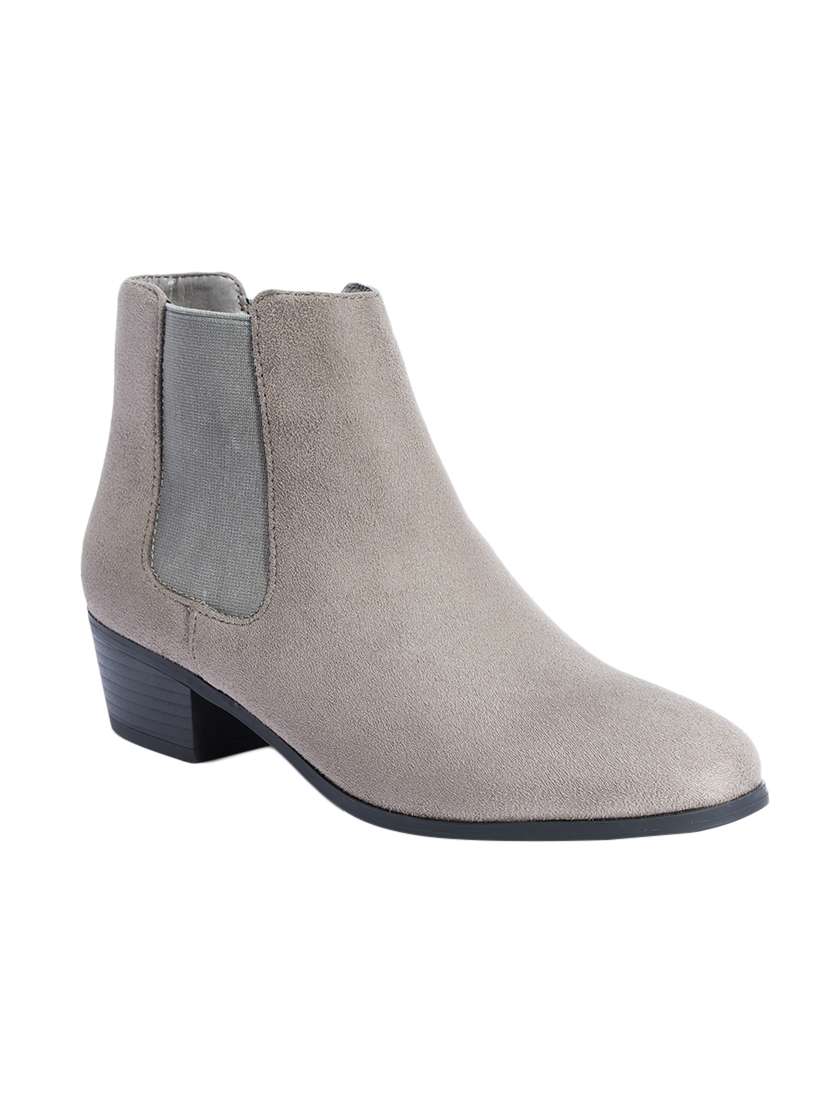 grey suede ankle  boot - 13482485 -  Zoom Image - 0