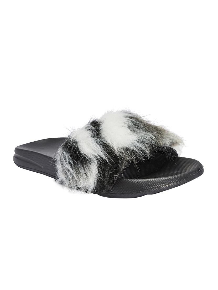 grey pvc flip flops - 13550582 -  Zoom Image - 0