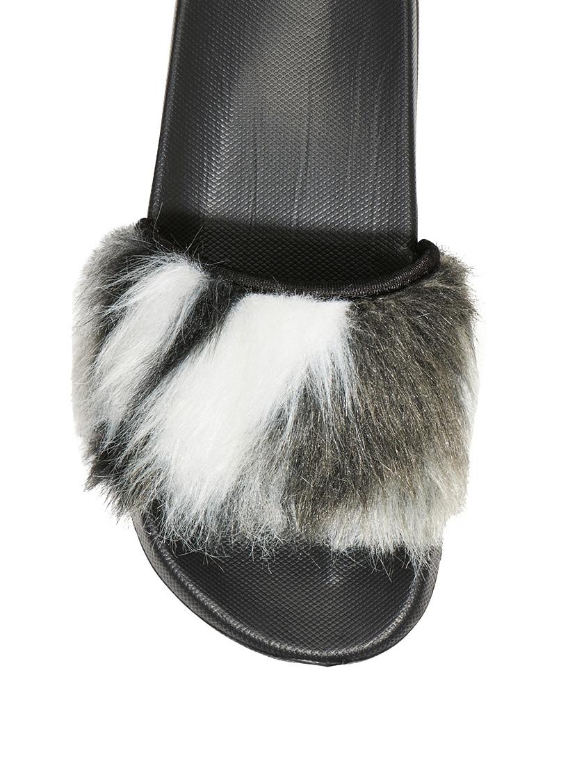 grey pvc flip flops - 13550582 - Standard Image - 3