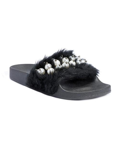 black pvc sandals - 13550586 -  Standard Image - 0