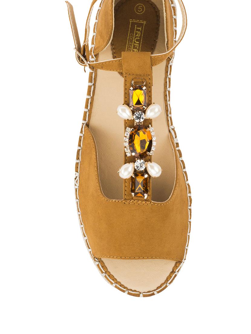 tan ankle strap sandal - 13550604 - Standard Image - 3