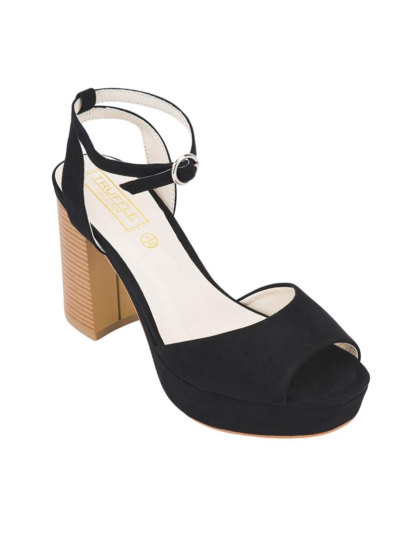 black ankle strap sandal - 13550805 - Zoom Image - 0