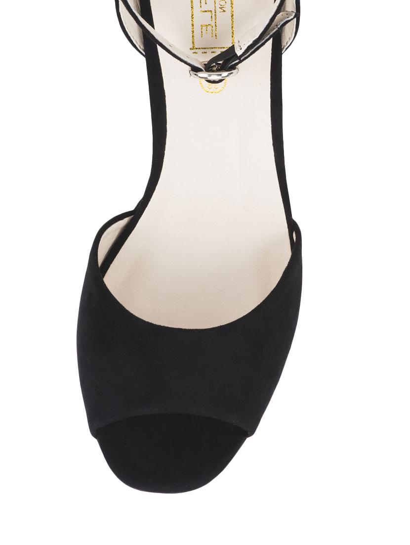 black ankle strap sandal - 13550805 - Standard Image - 3
