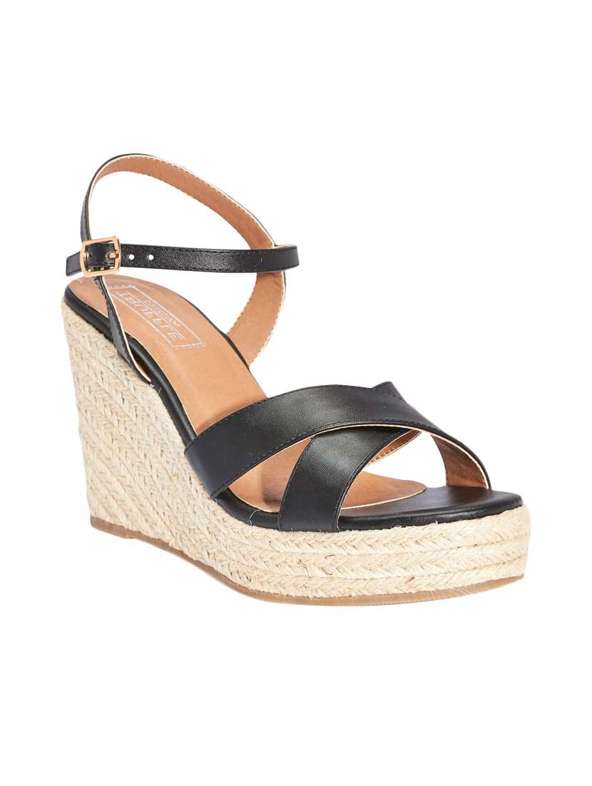 black ankle strap wedge - 13551026 - Zoom Image - 0