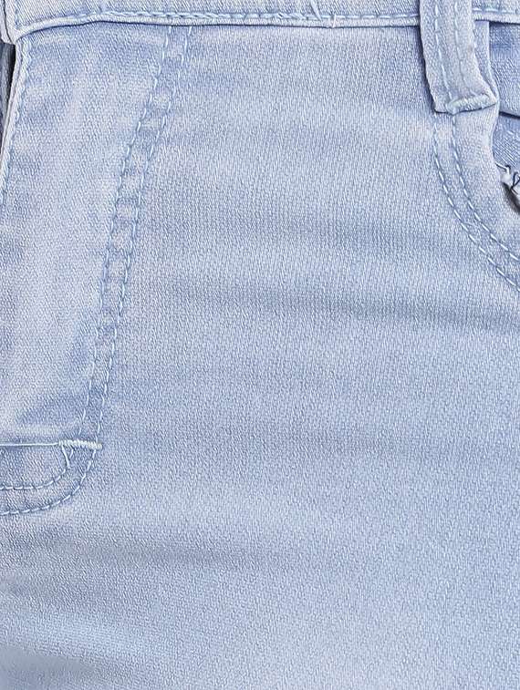 light blue denim capris - 13552851 - Standard Image - 3
