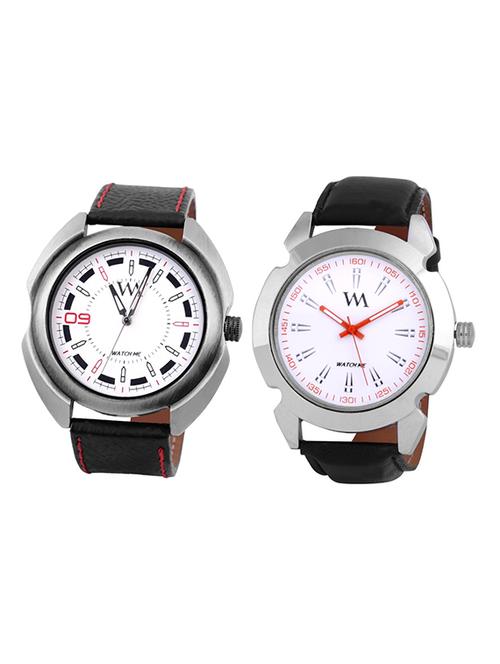 watch me analog watch combo for gift for men and boys - 13604745 - Standard Image - 0