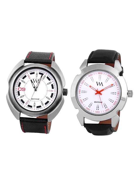 watch me analog watch combo for gift for men and boys - 13604745 - Zoom Image - 0