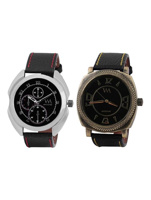 watch me analog watch combo for gift for men and boys - 13604756 -  Standard Image - 0