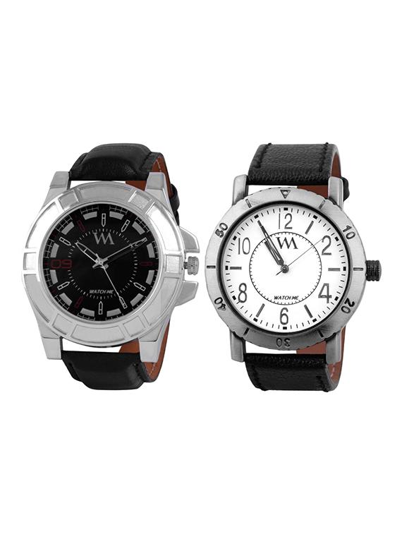 watch me round dial analog watch combo - 13604837 - Zoom Image - 0