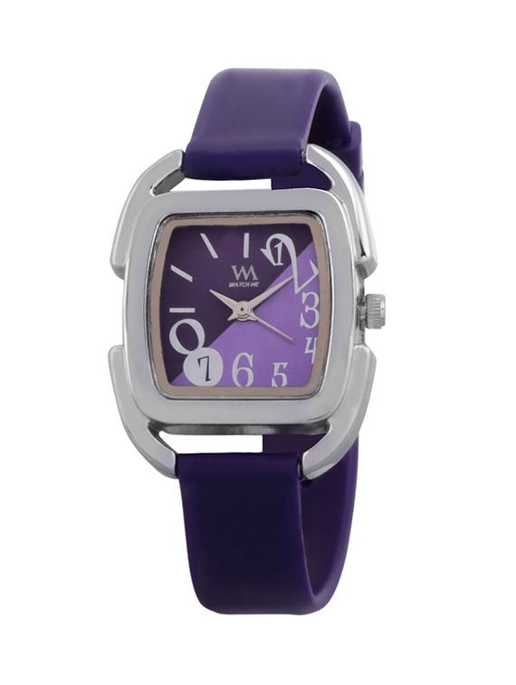watch me silicone strap analog watch - 13604858 - Zoom Image - 0
