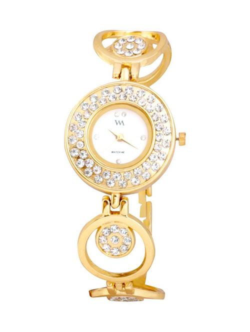 watch me stainless steel strap analog watch - 13604865 - Standard Image - 0