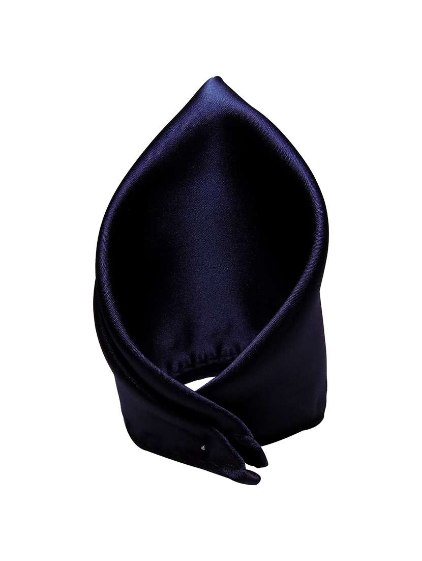 navy blue polyester pocketsquare - 13649911 - Zoom Image - 0