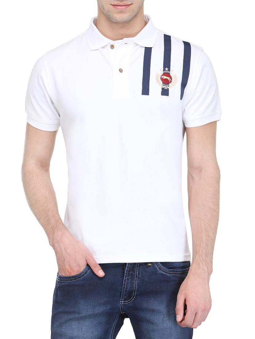 white cotton t-shirt - 13650082 - Zoom Image - 0