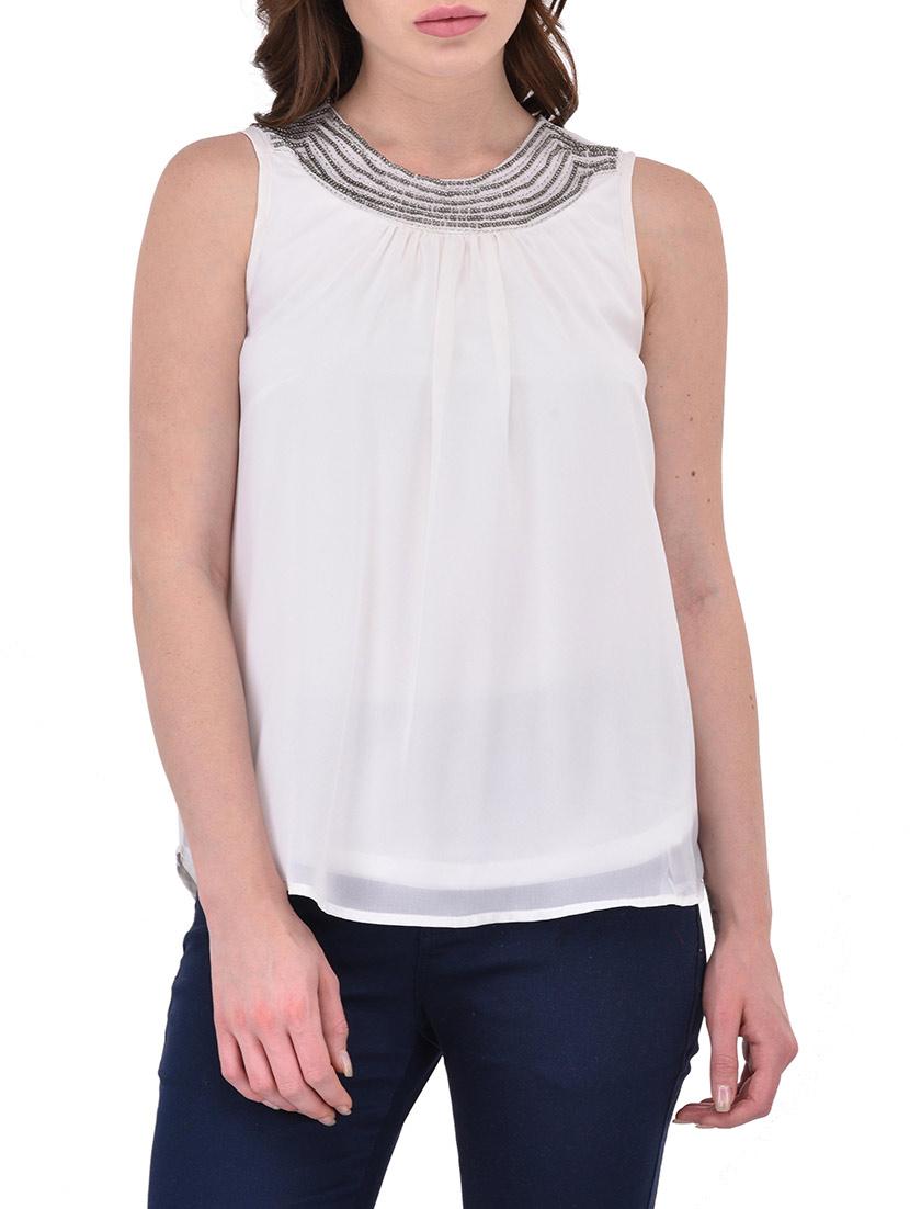 women's straight round neck top - 13650271 - Zoom Image - 0