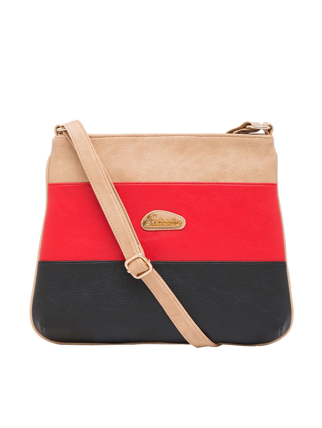 multi colored canvas sling bag - 13650332 -  Zoom Image - 0