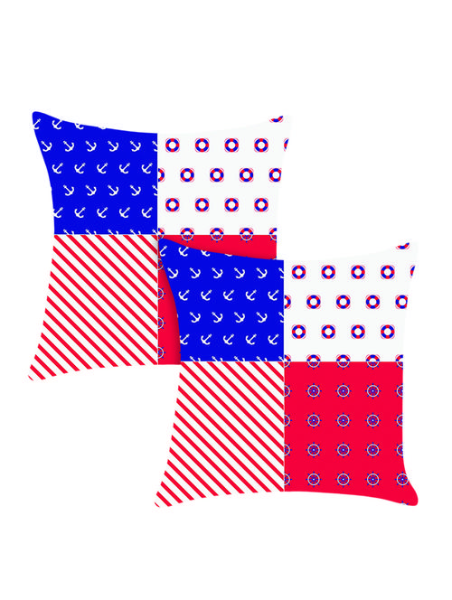 ambbi collection digitally printed polyester set of 2 cushion cover - 13652867 - Standard Image - 0